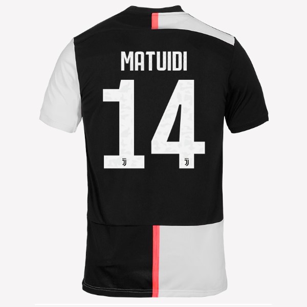 Maillot Football Juventus NO.14 Matuidi Domicile 2019-20 Blanc Noir